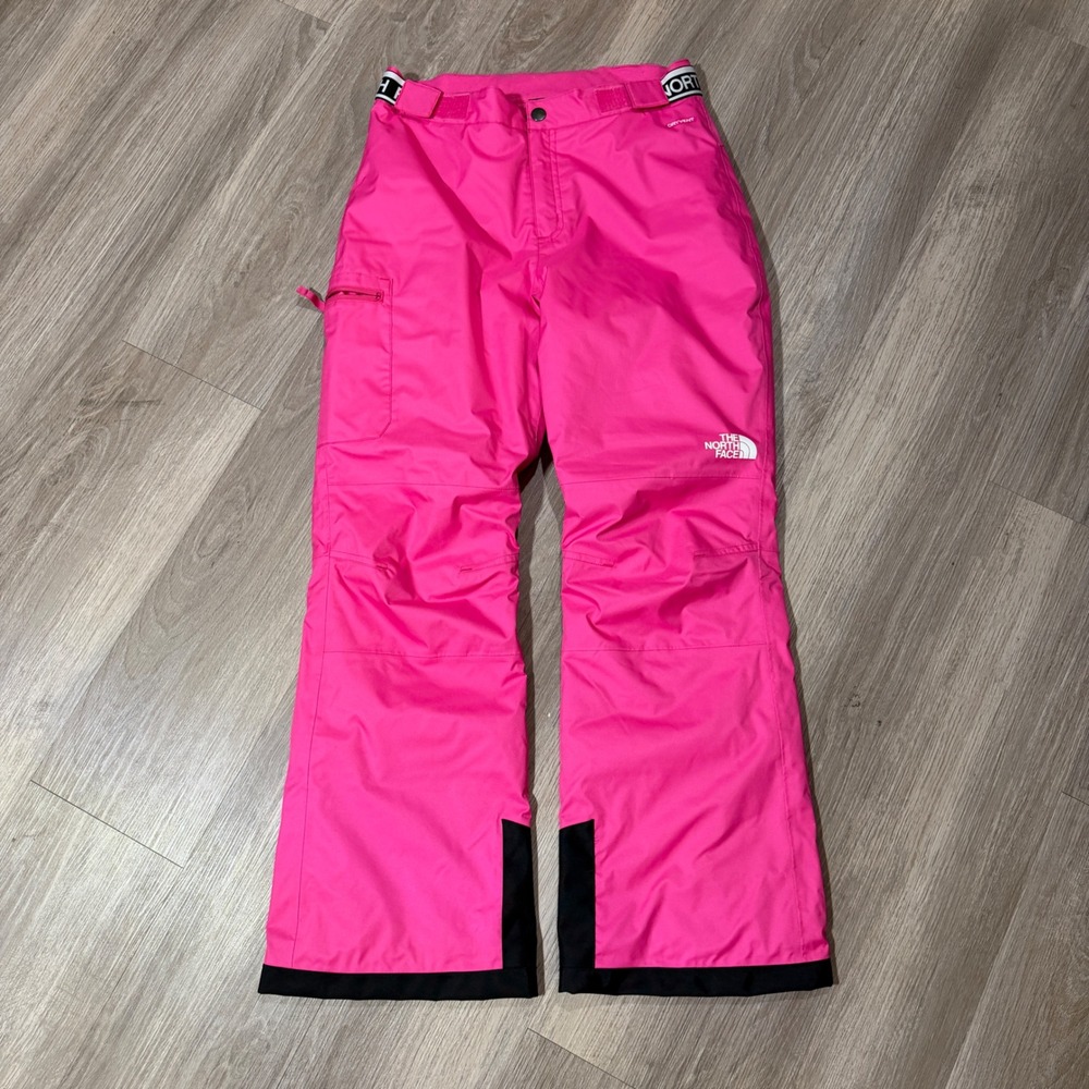 The North Face Snow Pants Girls XXL 18/20 Pink Freedom DryVent Insulated Winter